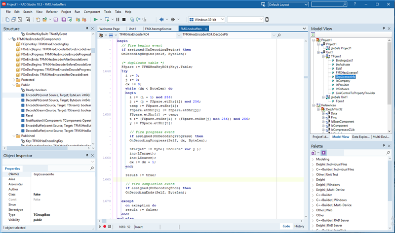 Delphi has a wonderful wingspan, from low-level advanced coding to high-level object orientation