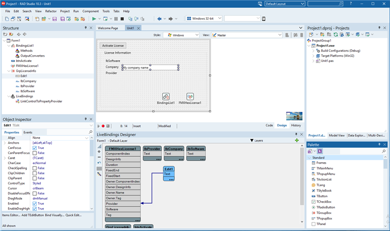Modern Delphi has evolved side by side with C/C++ but retains its strong focus on visual programming