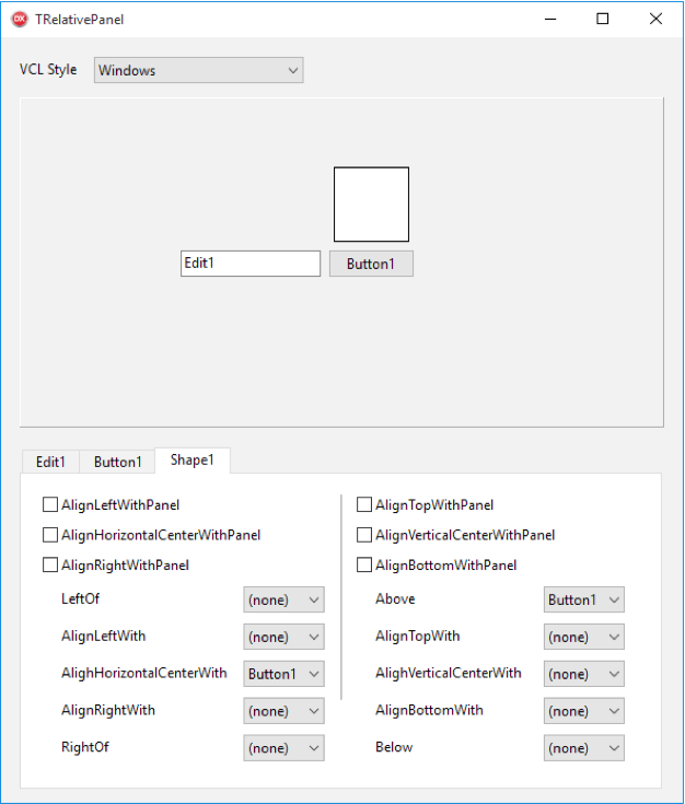 TRelativePanel