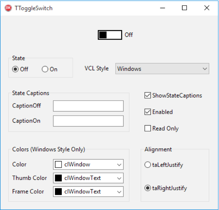 TToggleSwitch