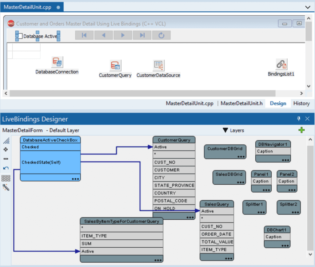 Building a C++ VCL Customer/Sales Master/Detail/Charting Application ...