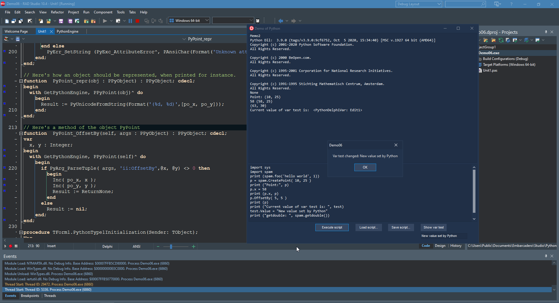 Learn How Easy It Is To Create A Python Type In A Delphi Application ...