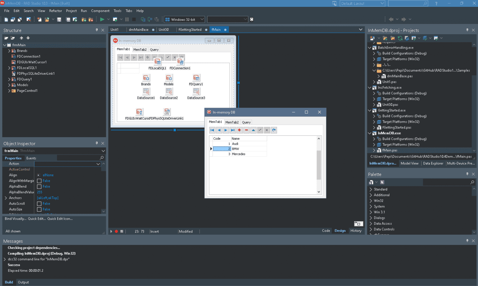 Delphi Data Learn How To Work With Powerful In Memory DataSets Using Local SQL In ...