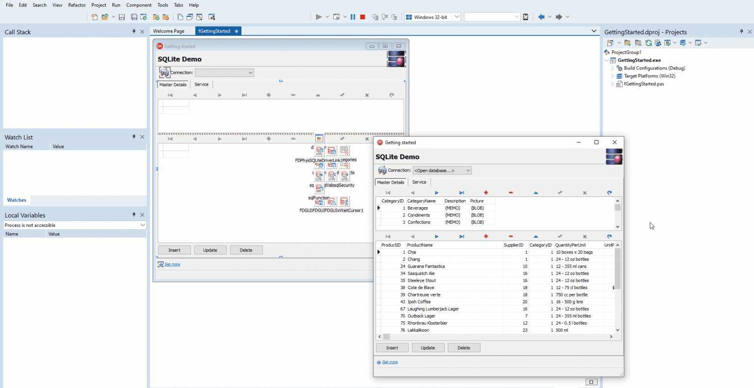 Quickly Learn How To Connect And Manage A SQLite Database For Delphi ...