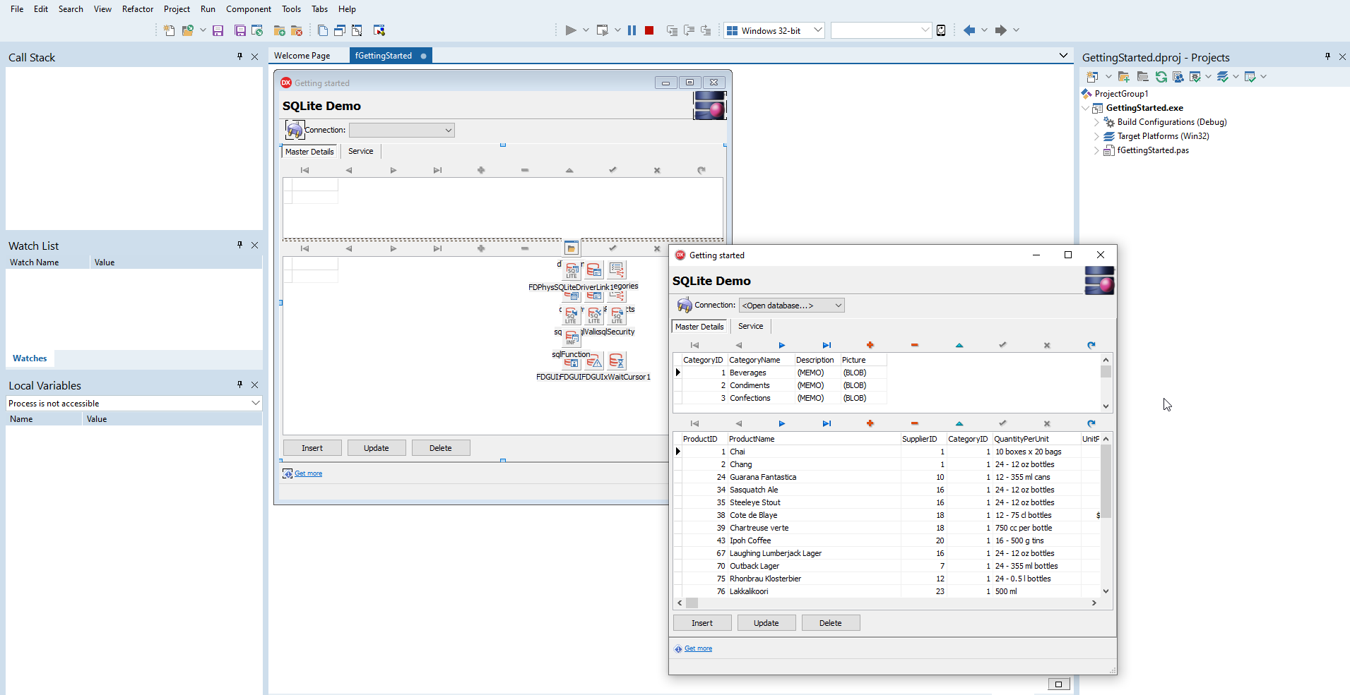 Quickly Learn How To Connect And Manage A SQLite Database For Delphi ...
