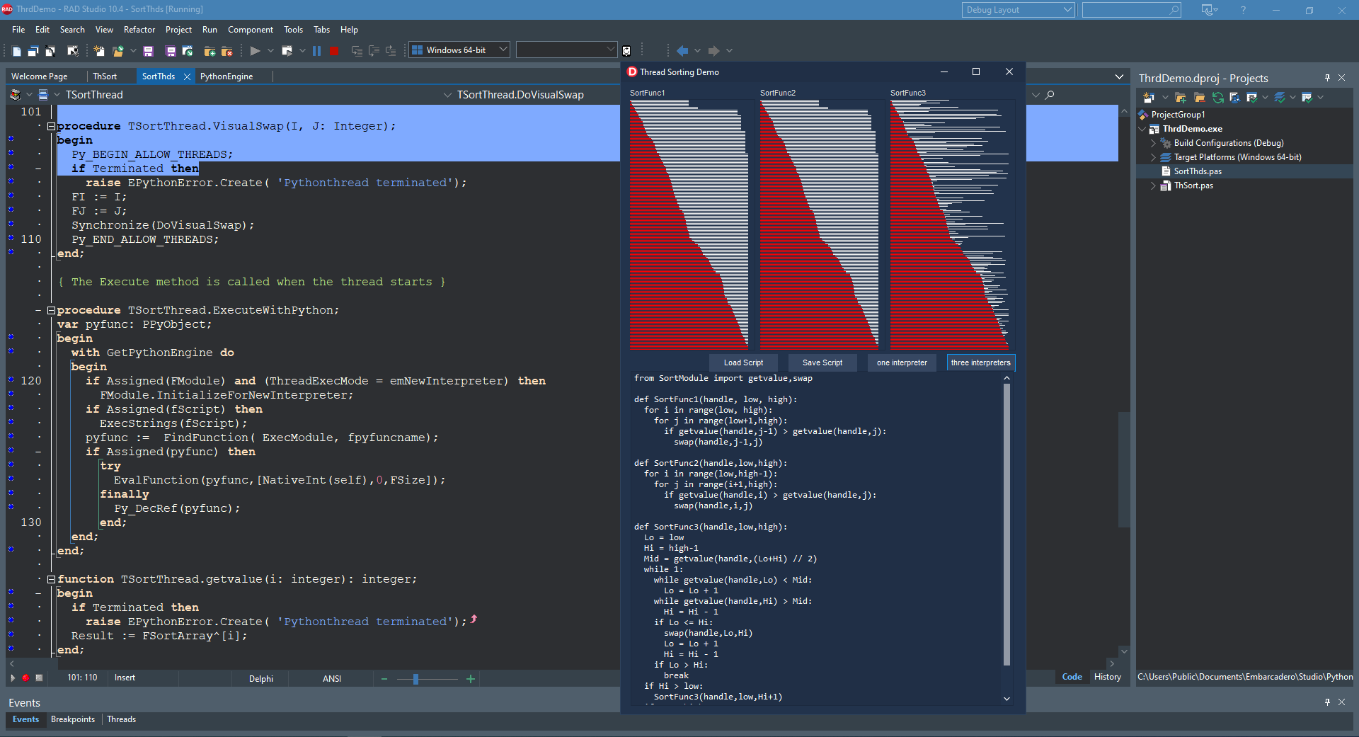 Learn About Using Threads Inside Python For A Windows Delphi App In ...