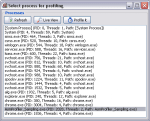 selectprocess