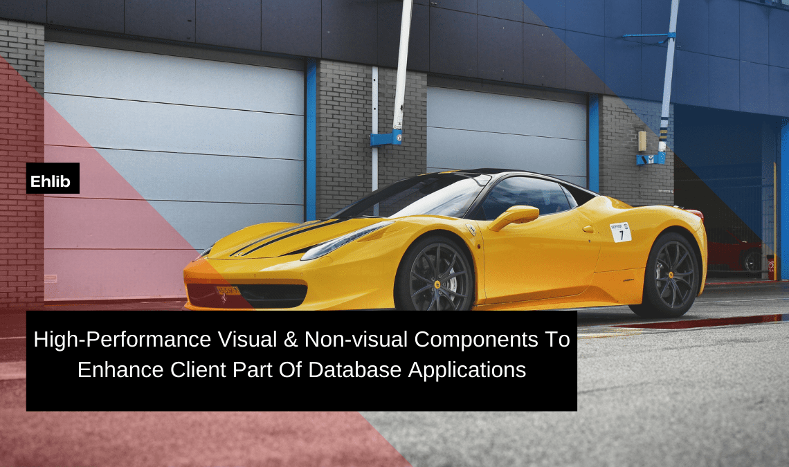 high performance visual non visual components to enhance client part of database applications
