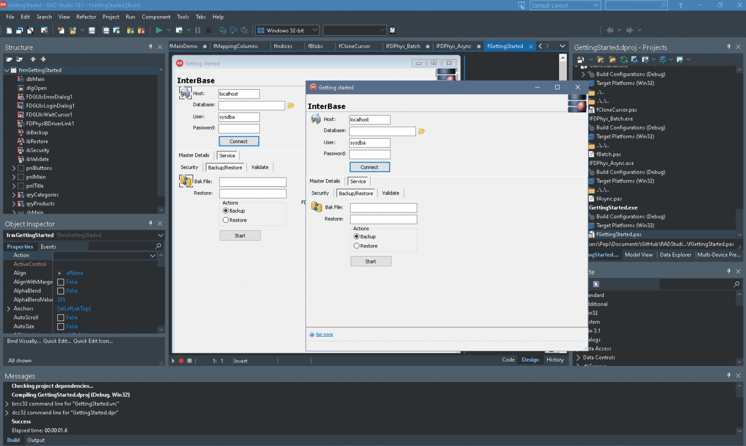 Easily Establish an InterBase Temporary Connection Definition at Run ...
