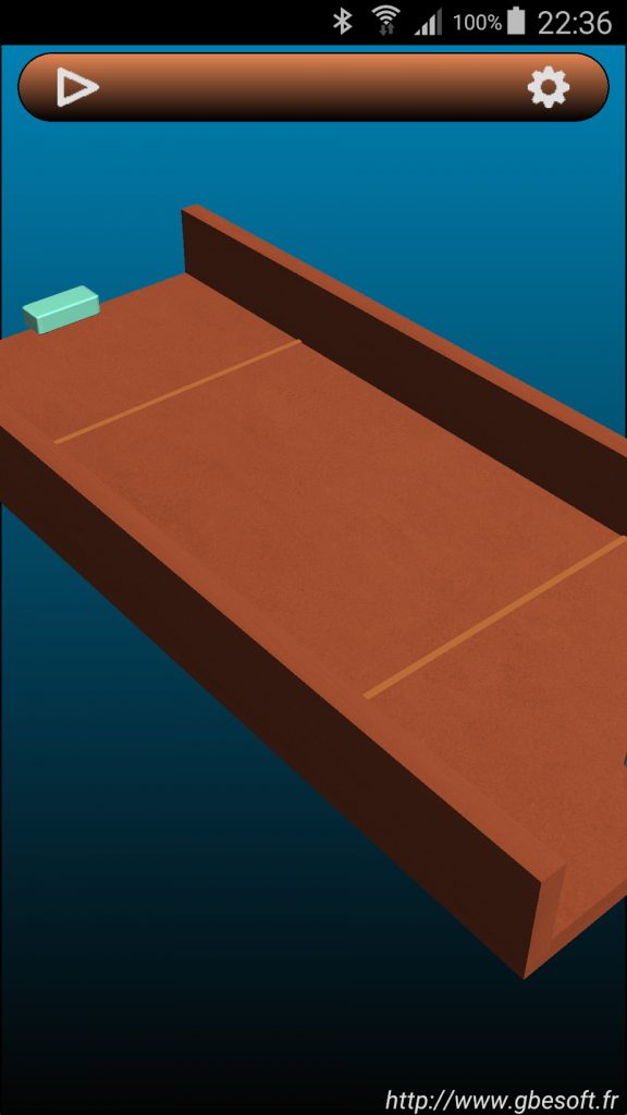 FMXPong Delphi open source mobile game screenshot 1