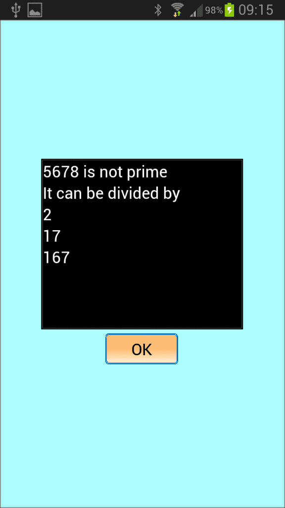 Powered By Delphi: Rapid Prime Numbers Calculator For Kids screen 3