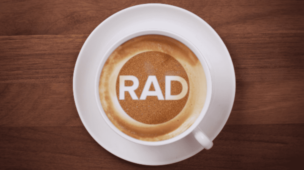 rad in a cup