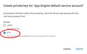 Create private key