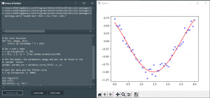 SciPy Demo with Python4Delphi in Windows