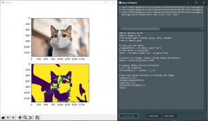 Mahotas Demo with Python4Delphi in Windows.