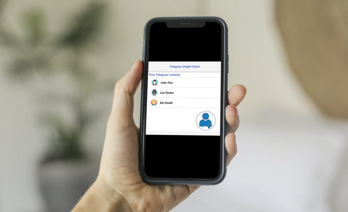 mockup telegram