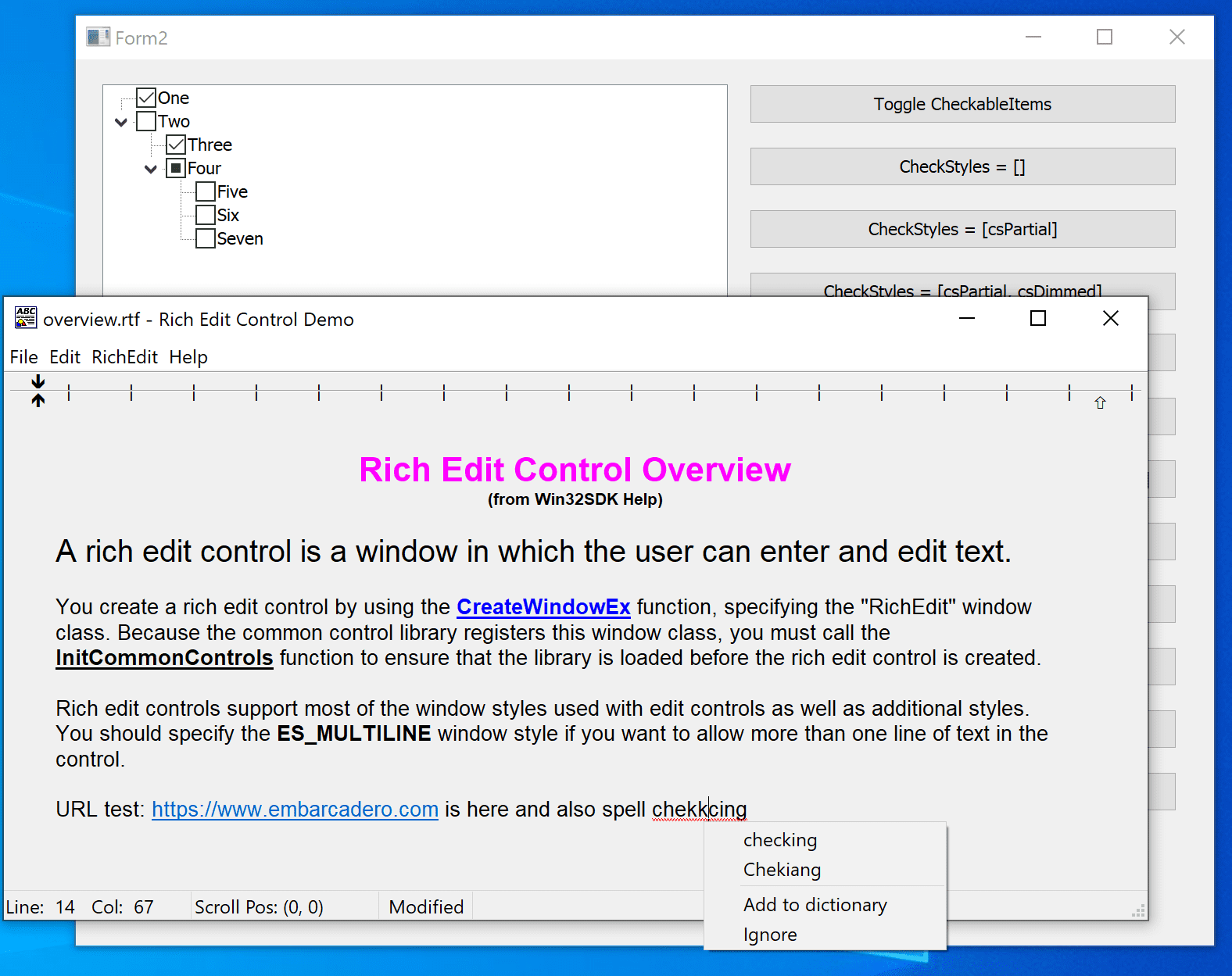 Новые возможности VCL в RAD Studio 11