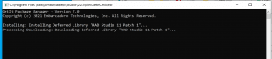 rad11 patch1 installing