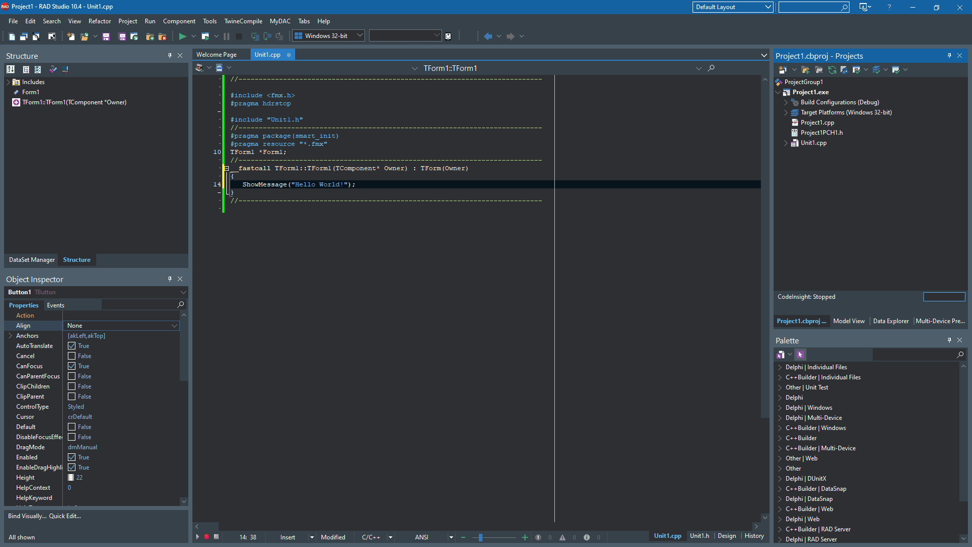 This Is The Beginner’s Guide To Using A Great C++ IDE – Embarcadero RAD ...