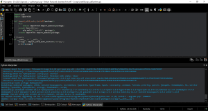output pip install scrapy