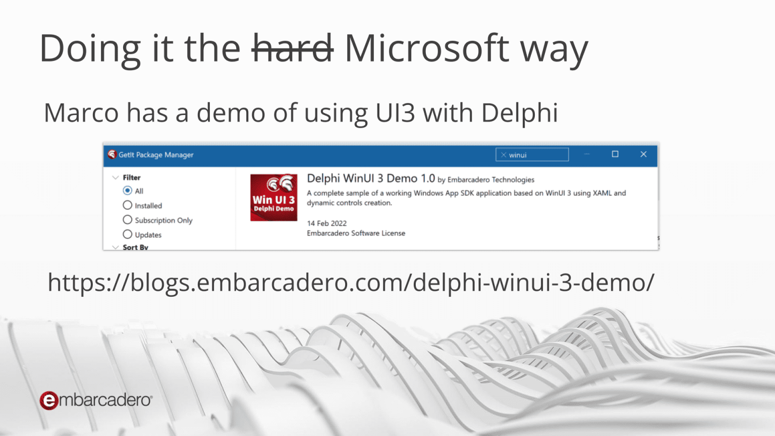 Picking the Best UI Framework for Windows 11 Development – Embarcadero ...