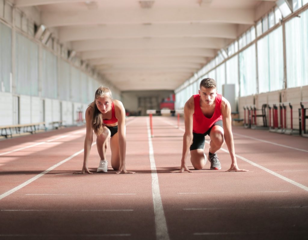 want to start your python Python Development Tools Two sprinters crouched ready for the start signal