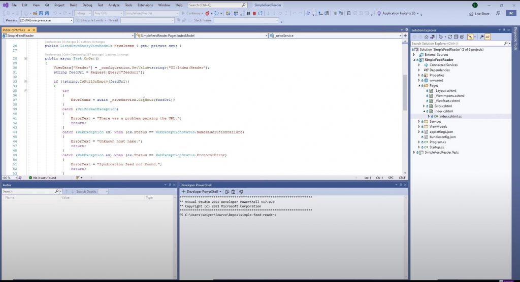 The Top 3 CLANG Based C++ IDE Choices Right Now. Visual Studio IDE image