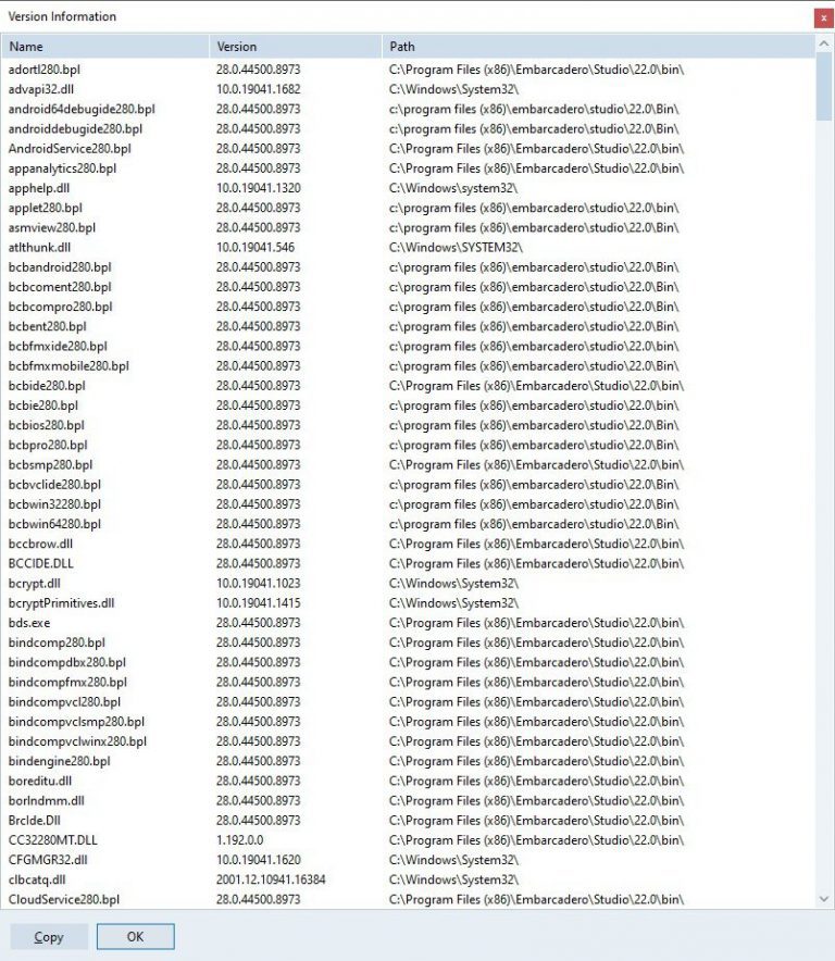 How to Check The C++ Compiler Version On Windows – Embarcadero RAD ...