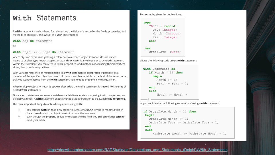 Delphi Developer Debate   Syntax Censor   WITHGOTOLABEL slide  4
