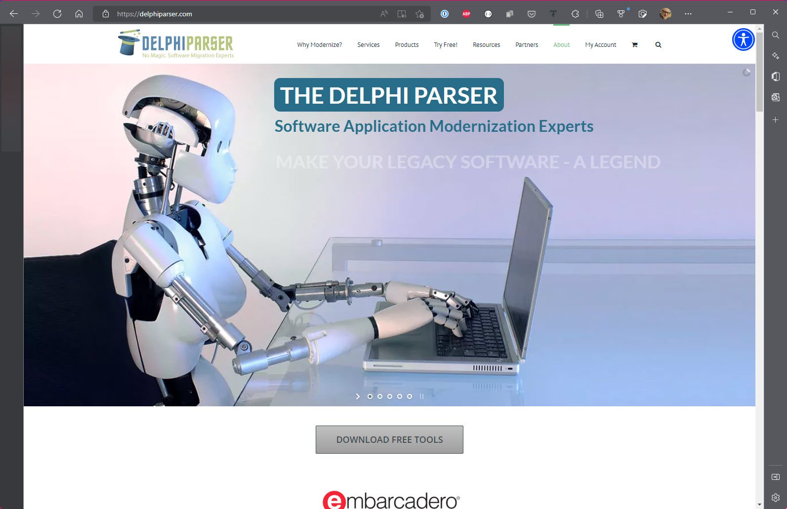 Delphi Parser Website