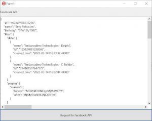 Our Delphi FMX app running on Windows platform