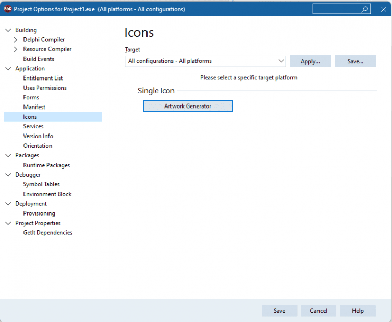 mobile-icons-generator-all-configurations – Embarcadero RAD Studio ...