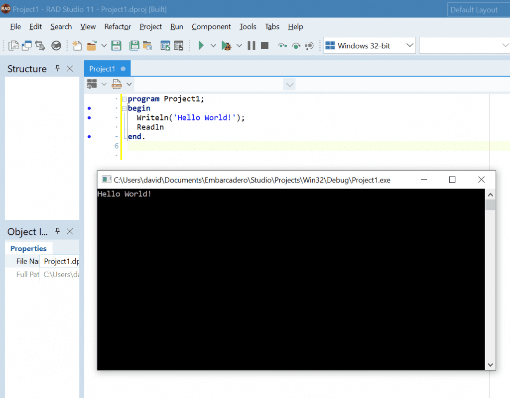 minimalhelloworldpascal