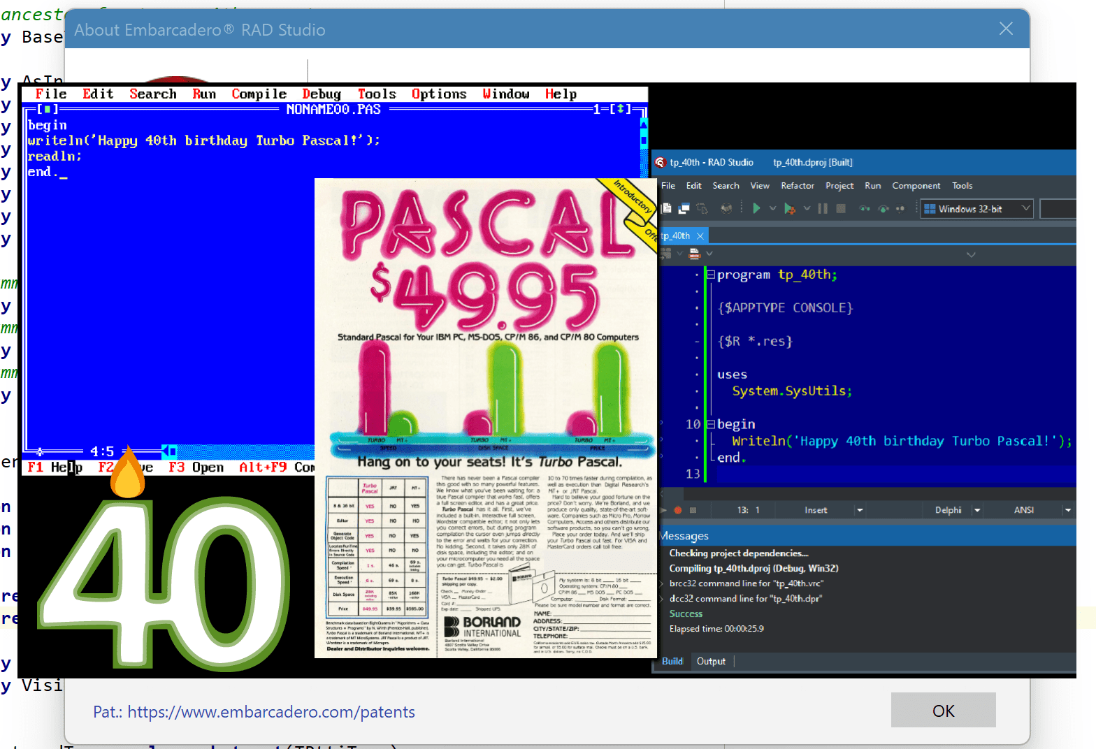 Turbo Pascal Turns