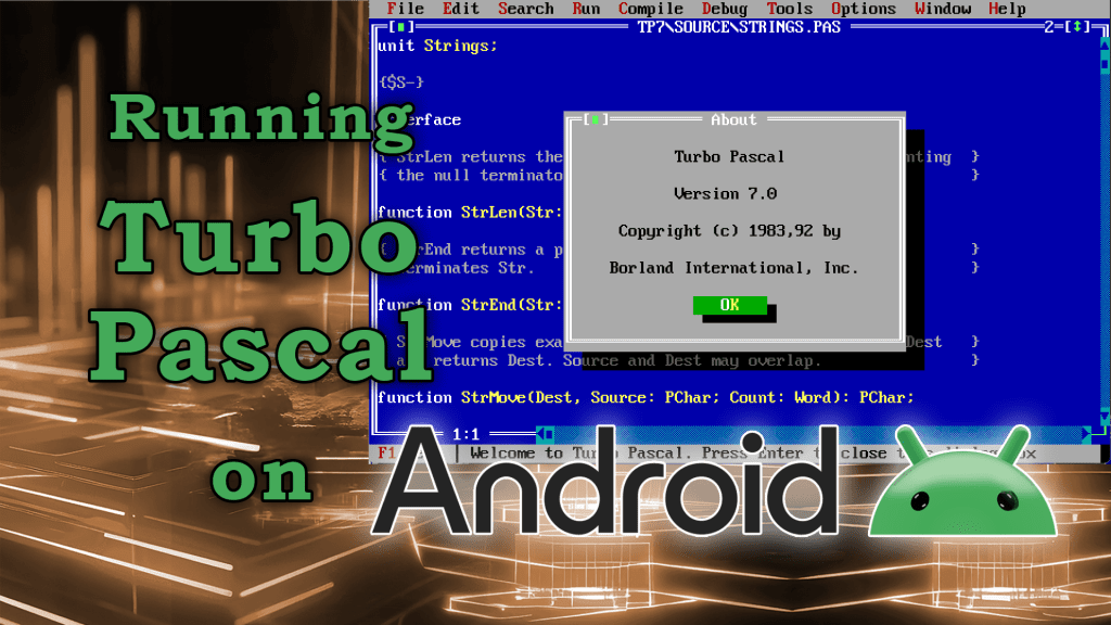 How To Run Turbo Pascal On An Android Phone