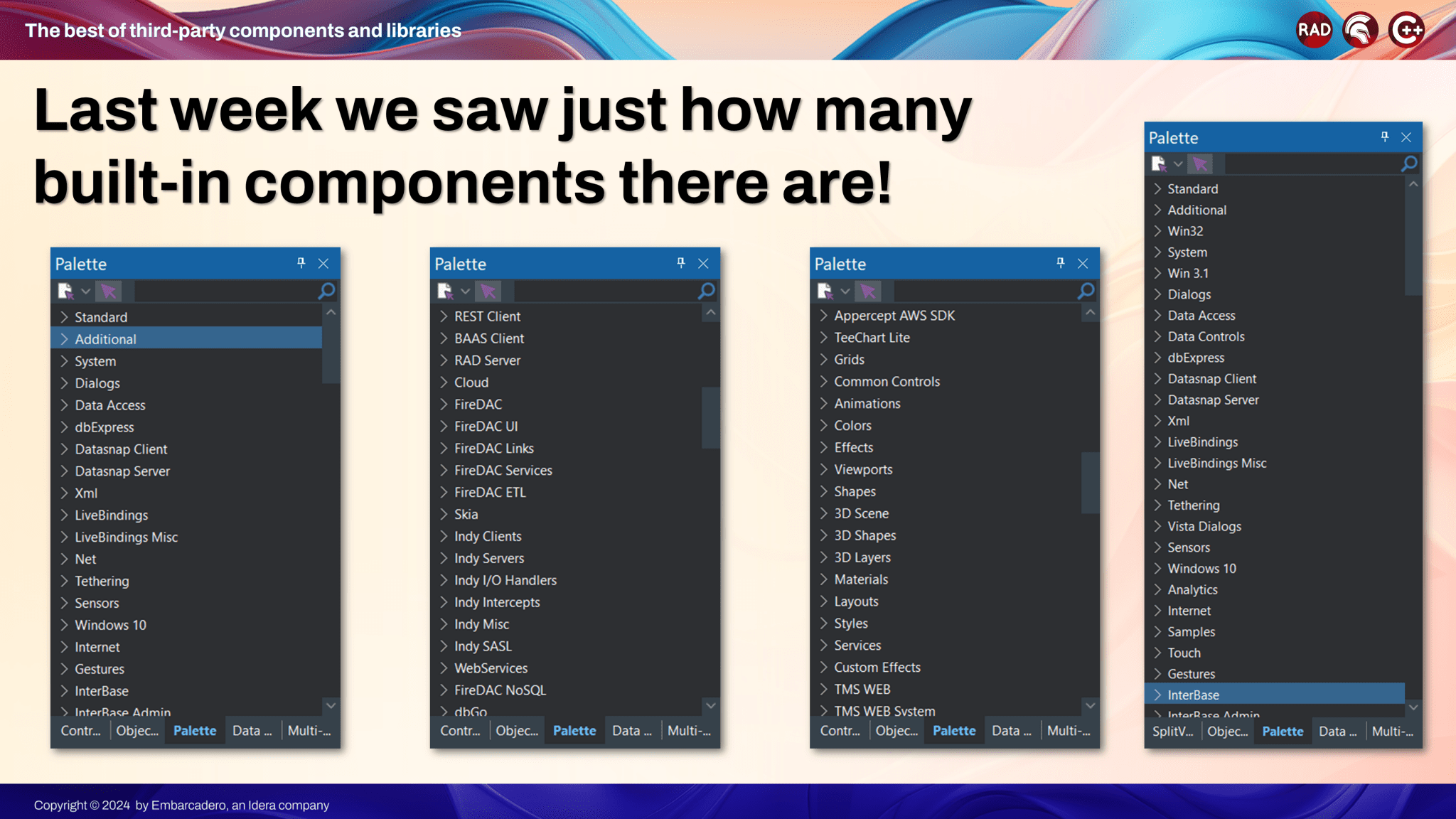 The Best Of Third-Party Components And Libraries – Embarcadero RAD ...