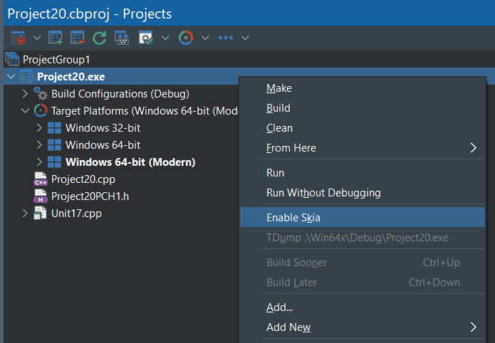 How To Use Skia With C++ Builder 12