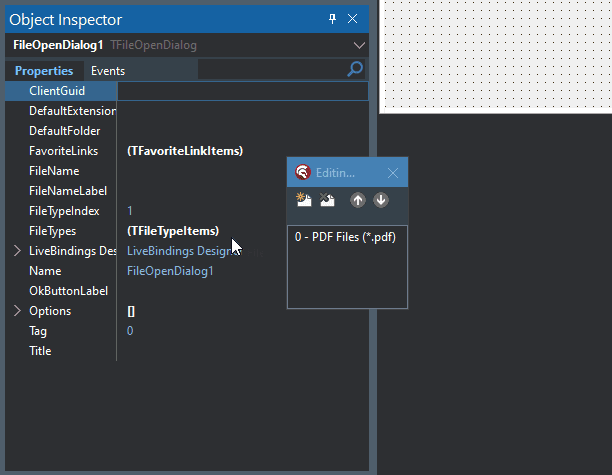 objectinspector_filetypes – Embarcadero RAD Studio, Delphi, & C+ ...
