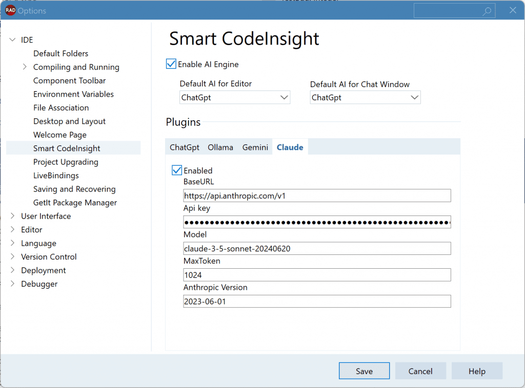 highresolution smartcodeinsight config