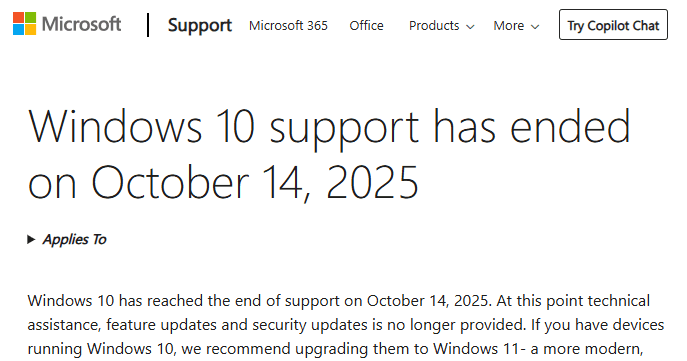 Windows 10 Is No Longer Supported by Microsoft - Are You Ready for Windows 11? 01