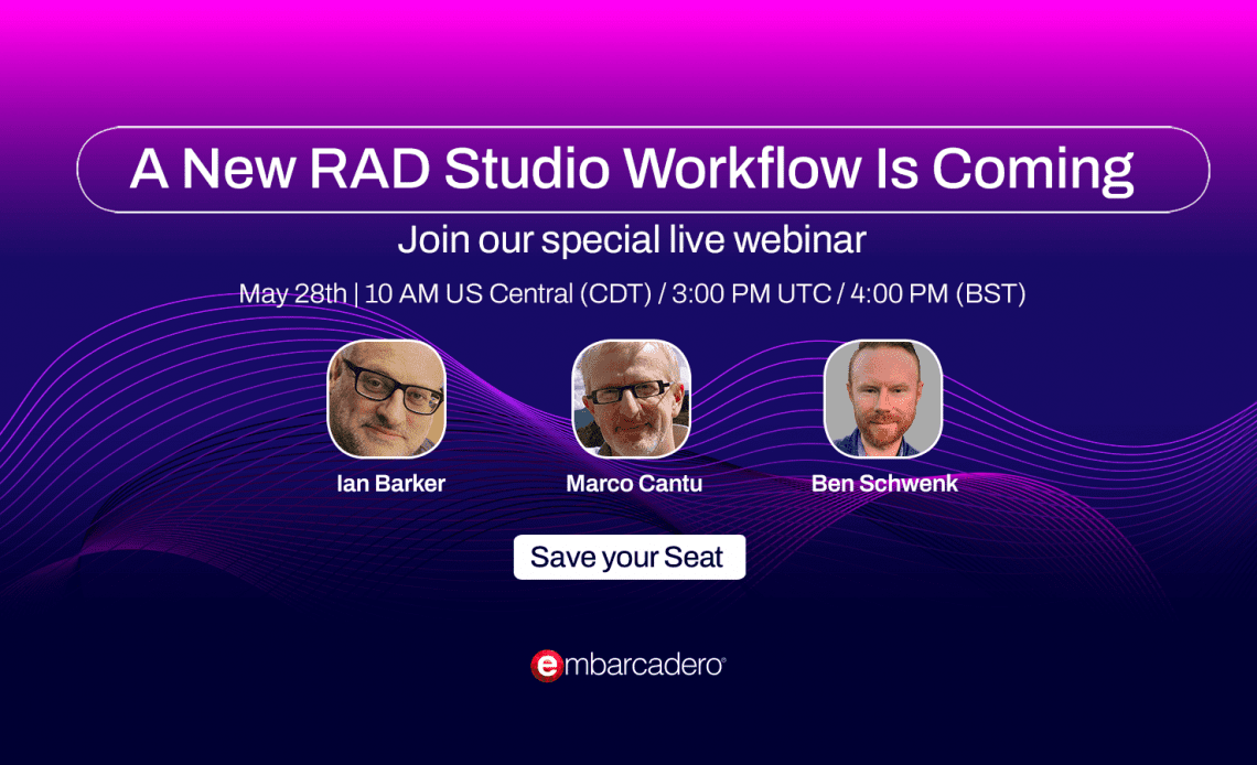 New RAD Studio Workflow Banner