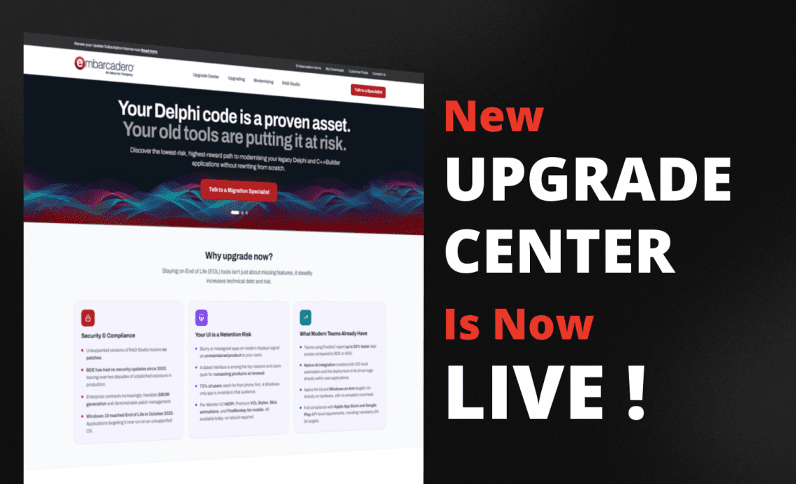 upgrade center banner