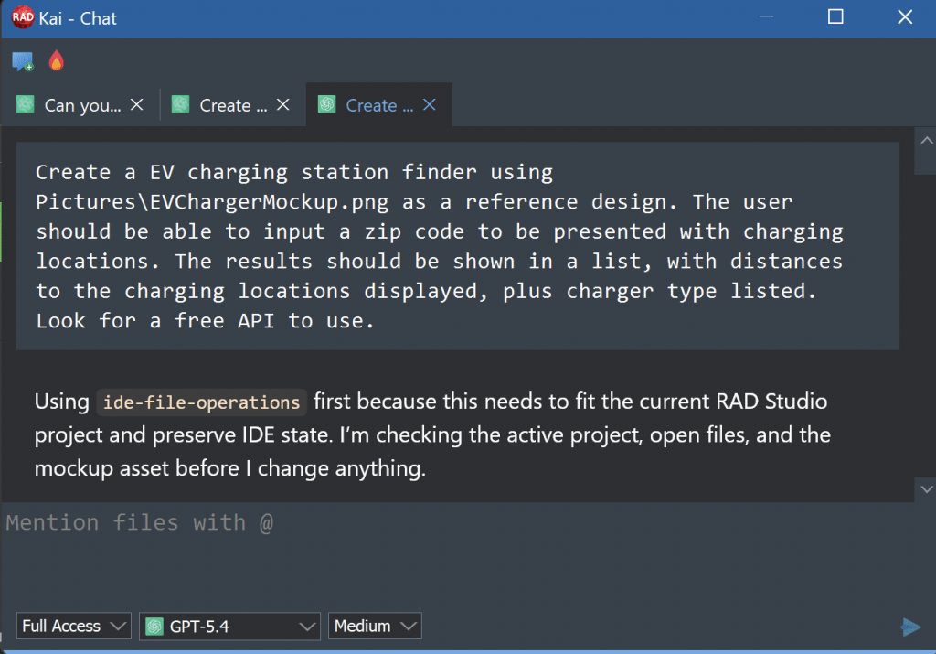 Vibe Coding with Kai: Building a Real VCL Windows App from a Simple Prompt - prompting Kai