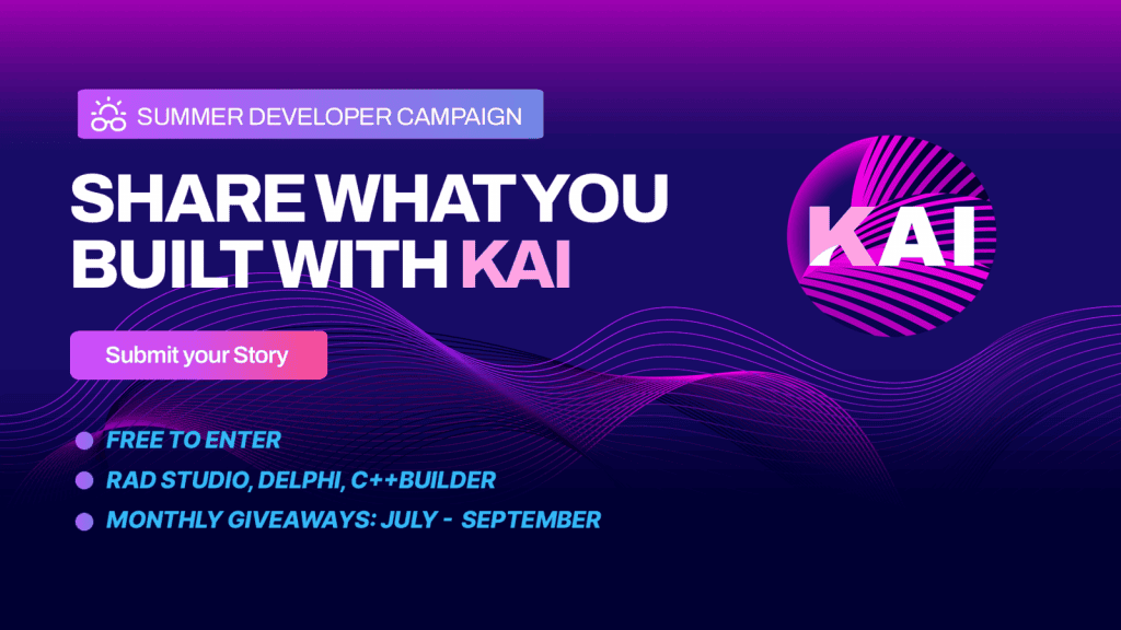 Share What You Built With Kai For Recognition And Great Giveaways