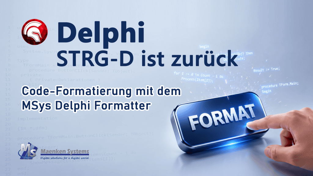 Code-Formatierung mit dem MSys Delphi Formatter