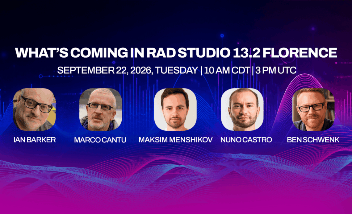 RAD STUDIO 13.2 LAUNCH WEBINAR