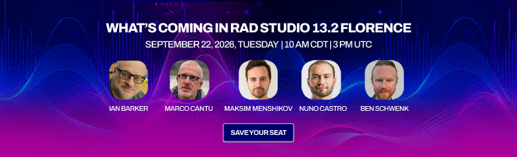 What's Coming in RAD Studio 13.2 Florence