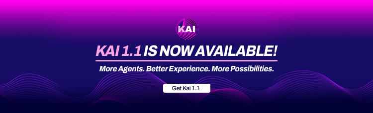 Kai 1.1 Now Available!