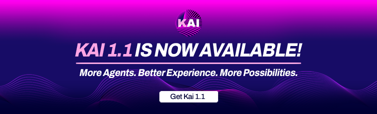 Kai 1.1 Now Available!