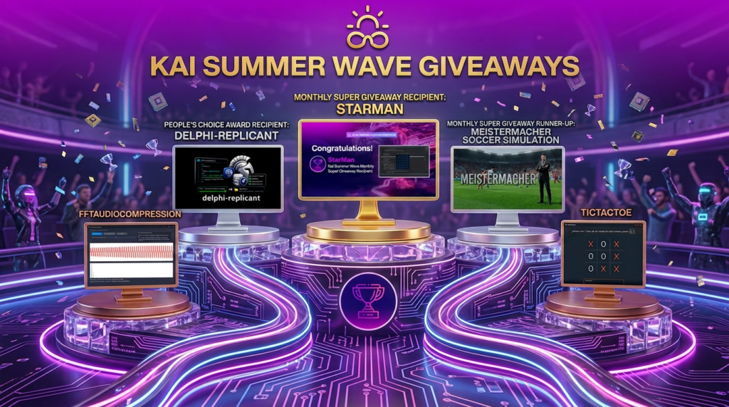 Show Us What You Built With Kai – More Giveaways!